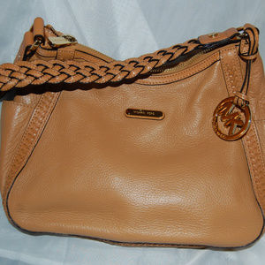 MICHAEL KORS BRAIDED STRAP HANDBAG